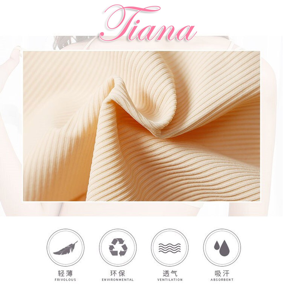 TIANA | Bra Seamless Ada Busa / Elastis Sexy Bralette / Atasan Rajut Busa / art TN MS 8812