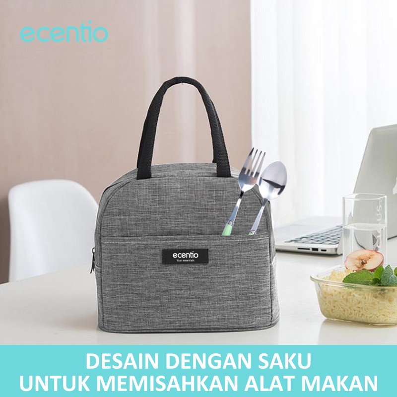 

Ecentio Tas Bekal Kotak Makan Oxford cloth Lunch Bag/tas makanan/tas kecil/tas karakter
