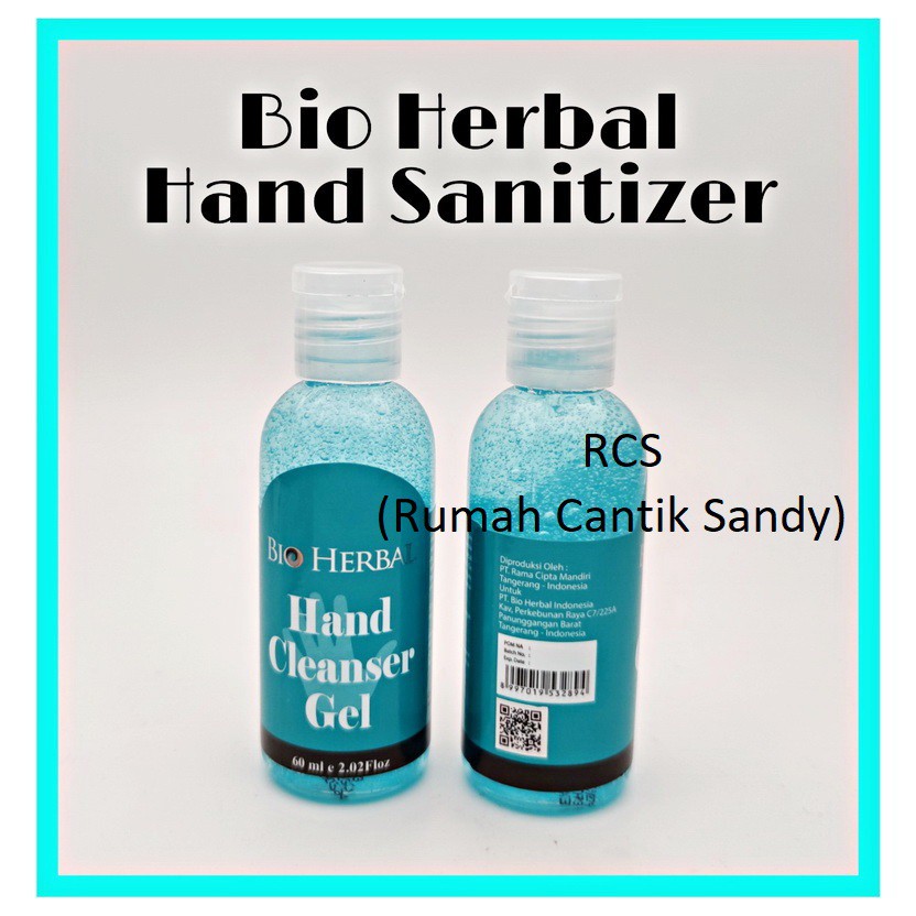 BIO HERBAL ~ HAND SANITIZER ~ Antiseptic GEL ~ Pembersih Tangan