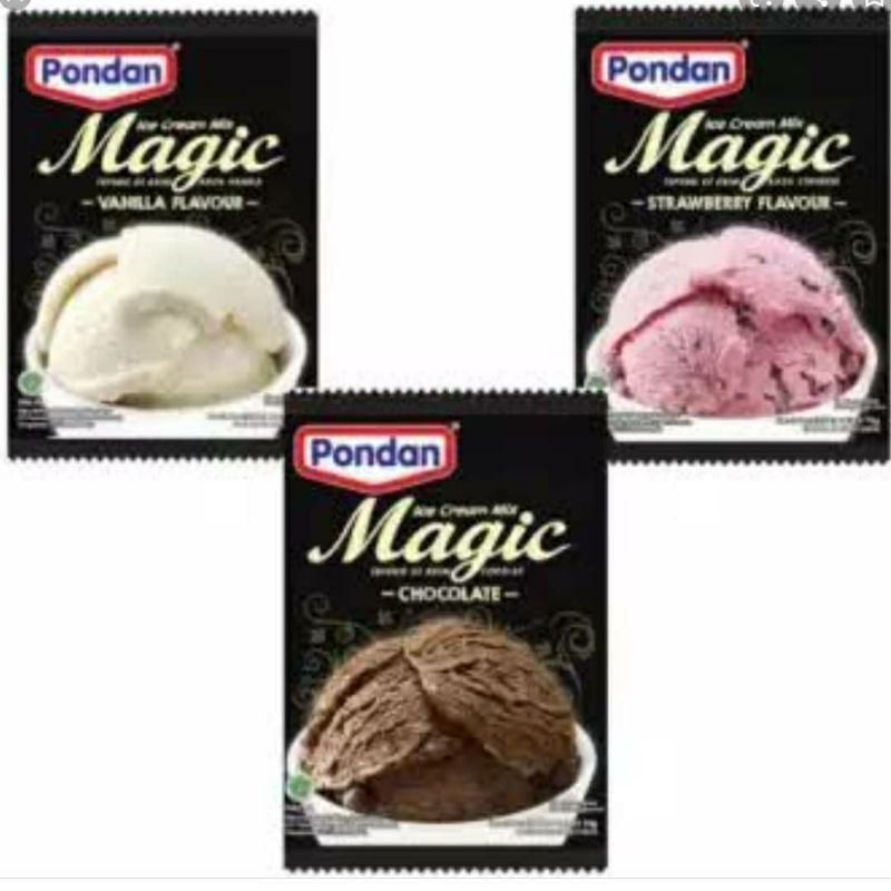 

Pondan ice cream powder sachet