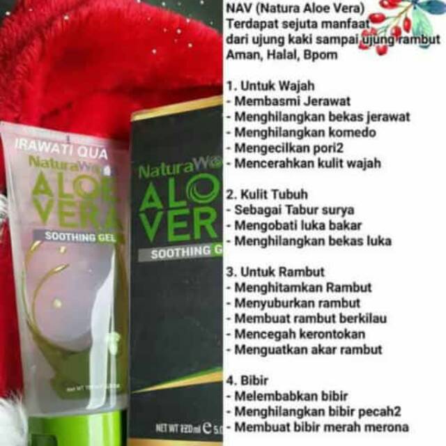 Jual Natura Aloe Vera Original (BPOM) Indonesia