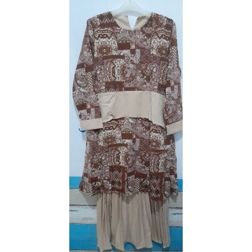Batik Dress Gamis Etnik by Ivorex