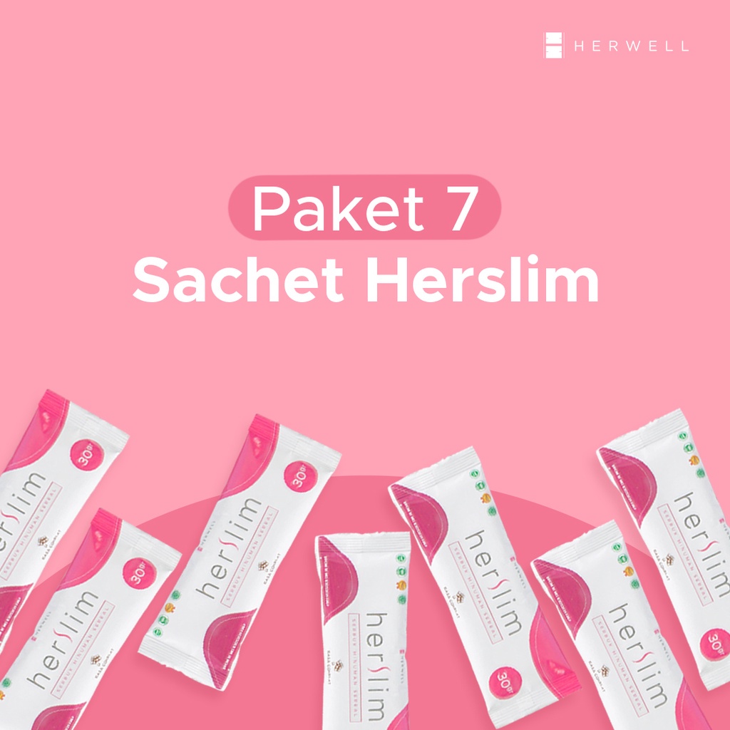 1 SACHET Herslim - Meal Replacement Untuk Diet Yang Kaya Nutrisi Rendah Kalori Dan Lemak