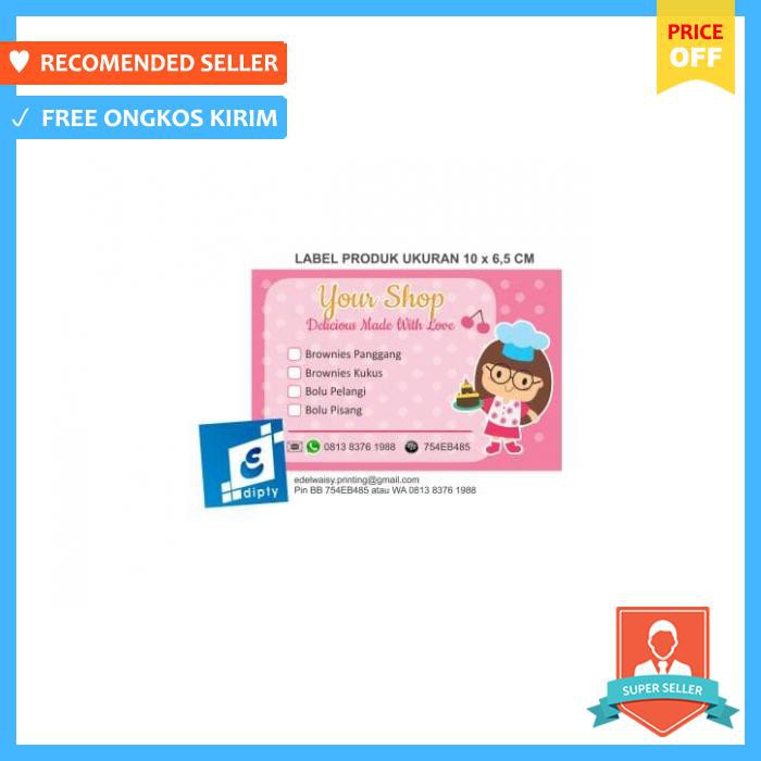 

Stiker - Sticker Label Produk - Pengikat & Perekat