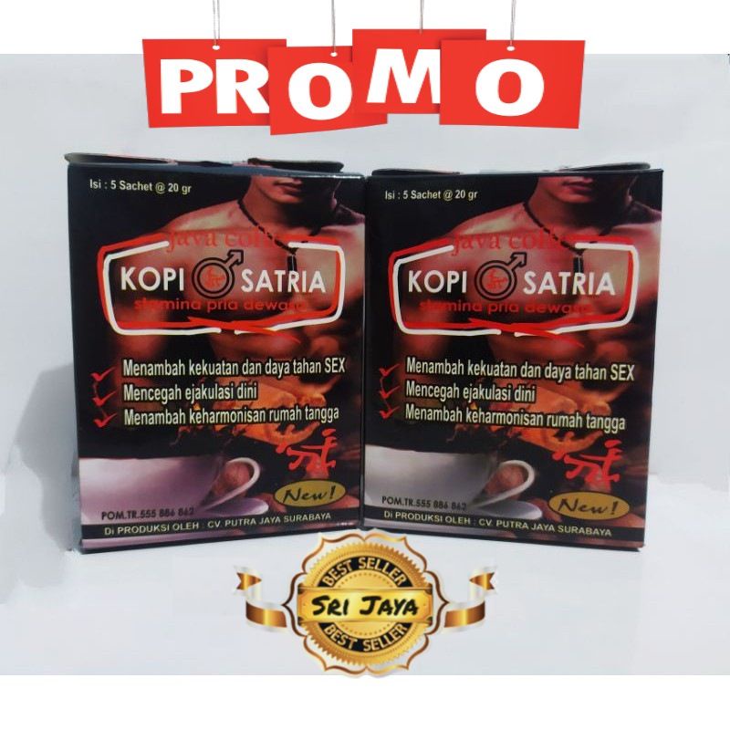 [COD] Kopi Satria Original Plus Tongkat Ali | isi 5 sachet