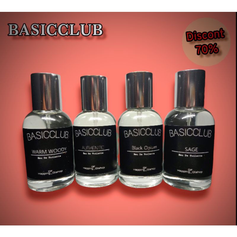 Basic Club black opim parfume geamoore pria/wanita parfum elegant