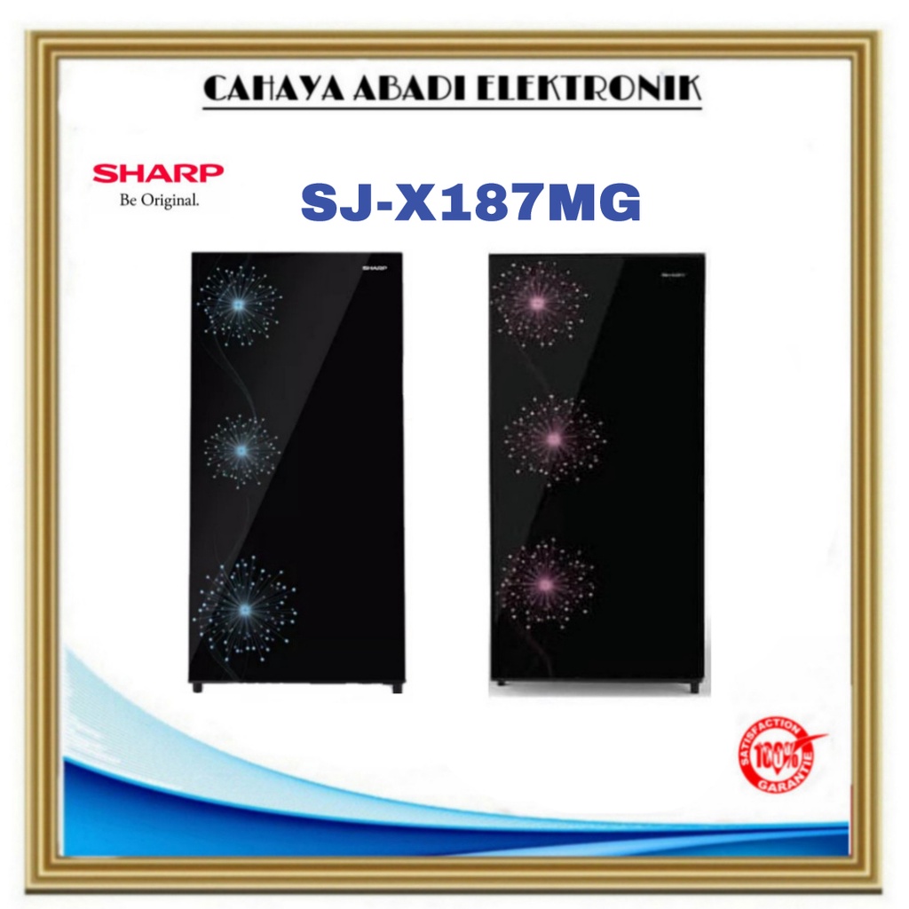 Kulkas Sharp 1Pintu SJX187MG / Lemari Es Sharp SJ-X187MGDB SJ-X187MGDP