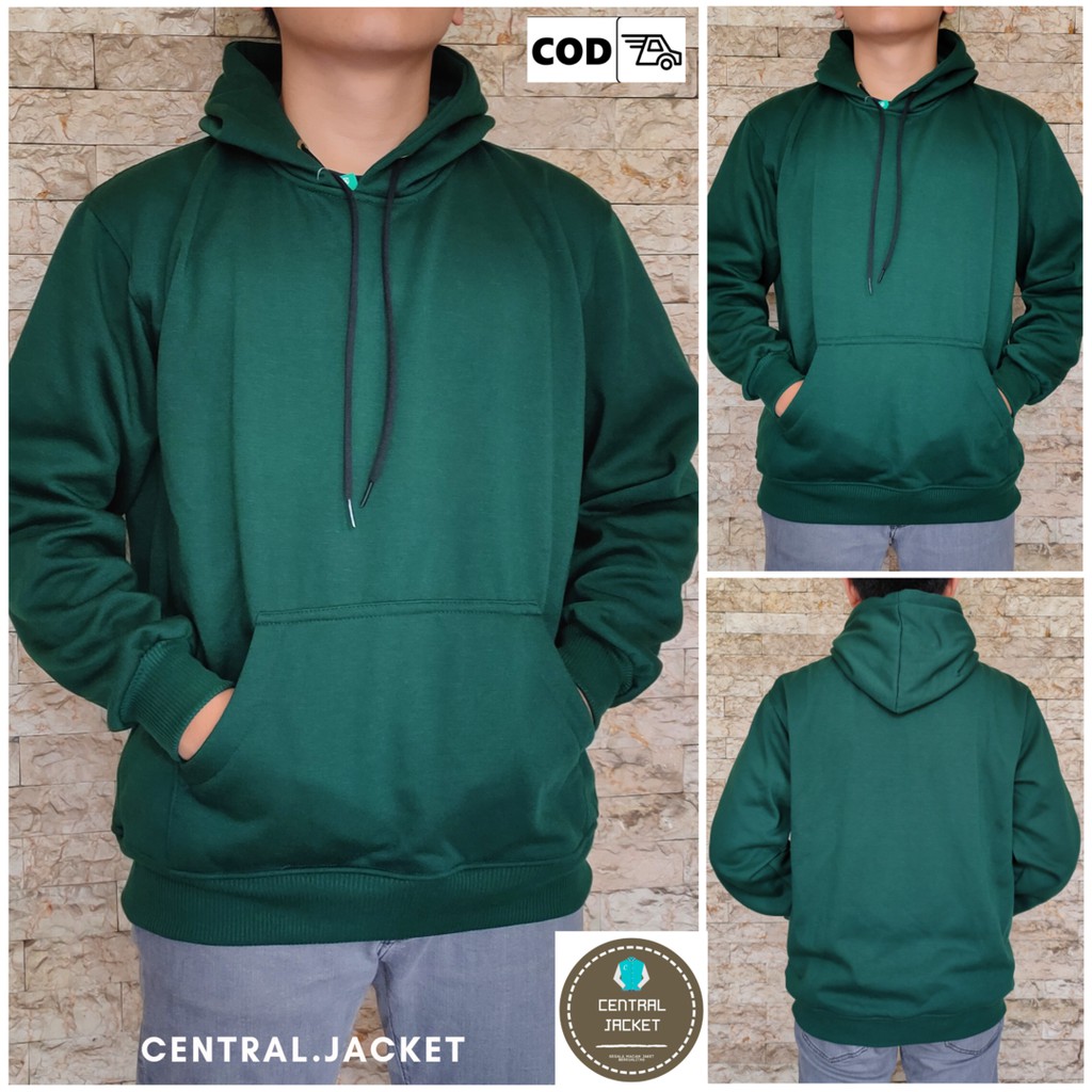 Jaket Sweater Hoodie Fleece Tebal - Jumper Hoodie Polos High Quality