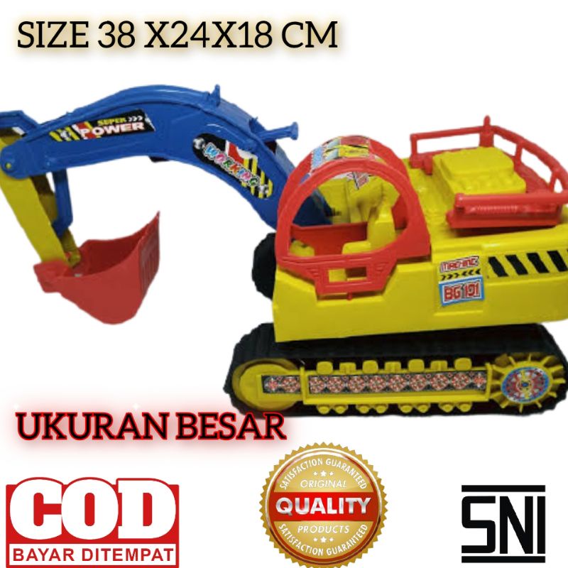 Mainan Mobil Kontruksi / Beko / Bego Besar /Truk exavator