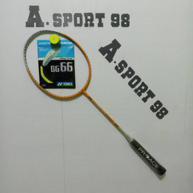 RAKET BADMINTON ORIGINAL PROACE STING 168 MADE IN ENGLAND