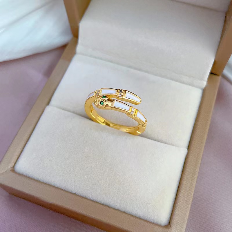 Cincin Lapis Emas 24K Desain Bunga Keberuntungan Adjustable Untuk Wanita