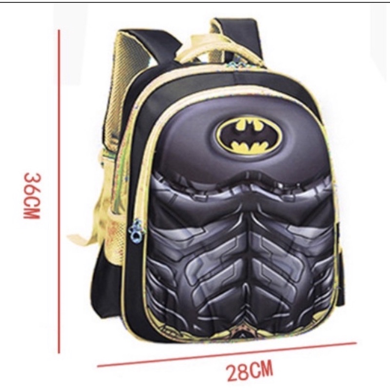 Tas batman anak cowok PAUD, TK dan SD