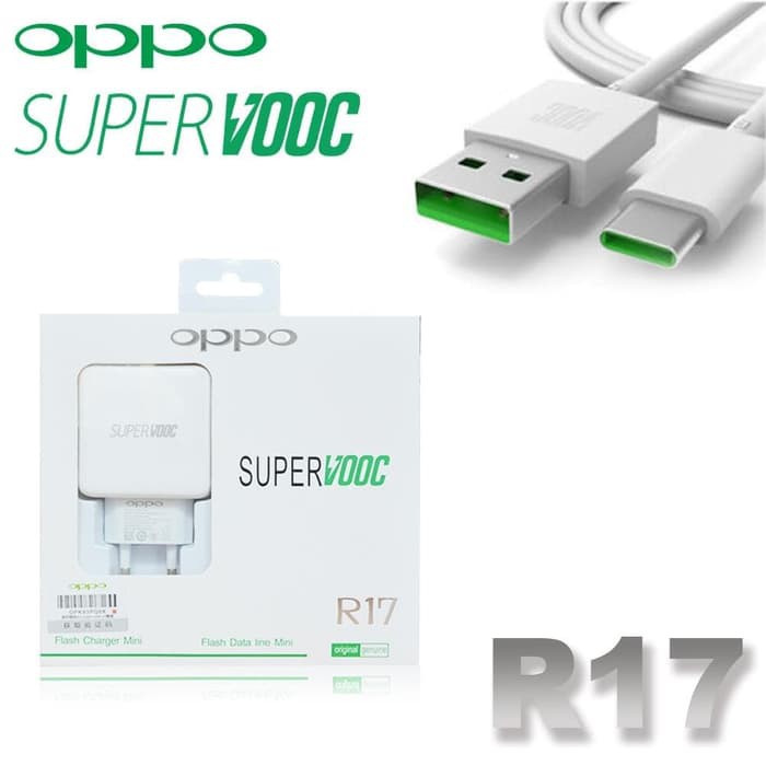 [RO ACC] R17 SUPER VOOC CHARGER OPPO REAL 5A ORIGINAL TYPE C