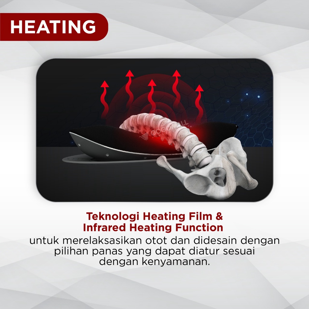 DR QYU LUMBAR TRACTION DEVICE ALAT TERAPI SYARAF KEJEPIT DENGAN TEKNOLOGI TRAKSI MAGNETIC HEATING ORIGINAL GOGOMALL GARANSI RESMI