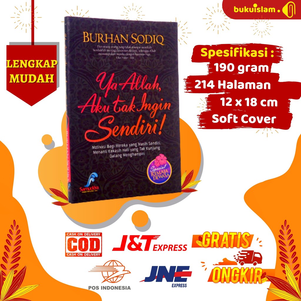Ya Allah Aku Tak Ingin Sendiri Pustaka Arafah Buku Islam Islami Remaja Muslim Muslimah
