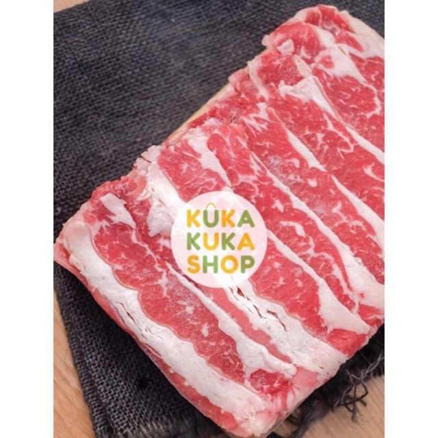 Daging sapi Beef Slice US Shortplate FRESH CUT Premium Karubi