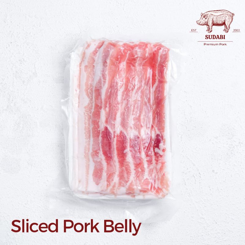 

SLICED PORK BELLY / SAMCAN IMPORT 500 GRAM