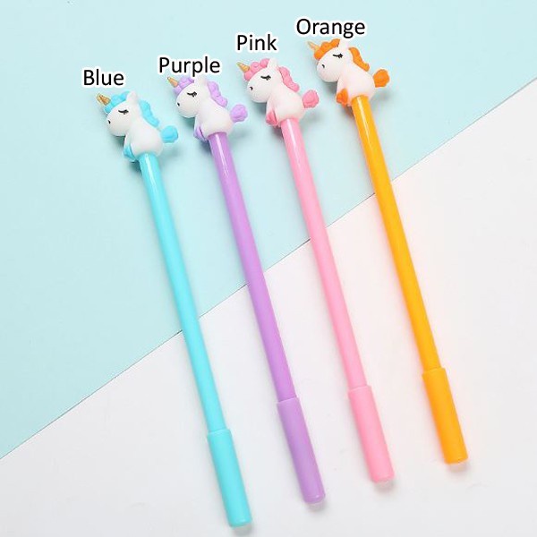 

Pulben Ballpoint Karakter Kartun Unicorn Bolpen Gel Sekolah Anak Lucu