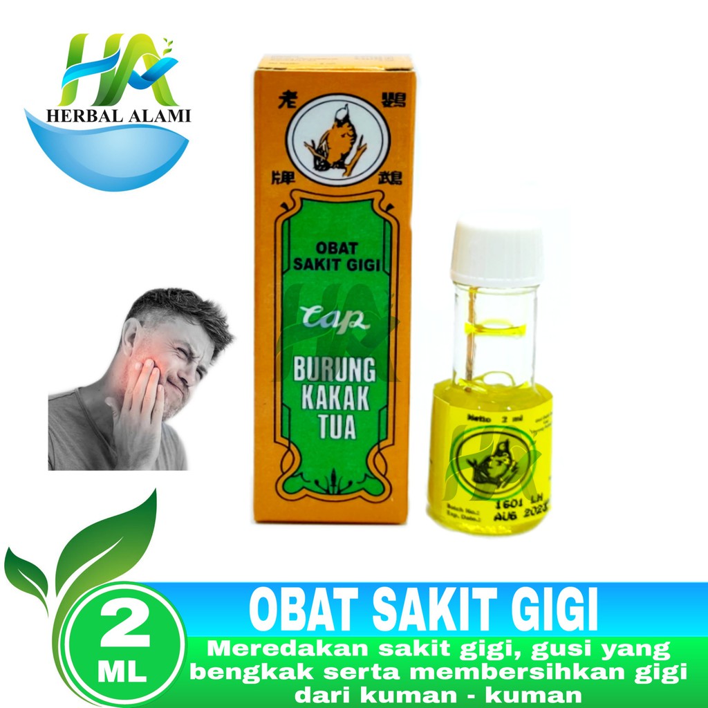 Obat Sakit Gigi Cap Burung Kakak Tua