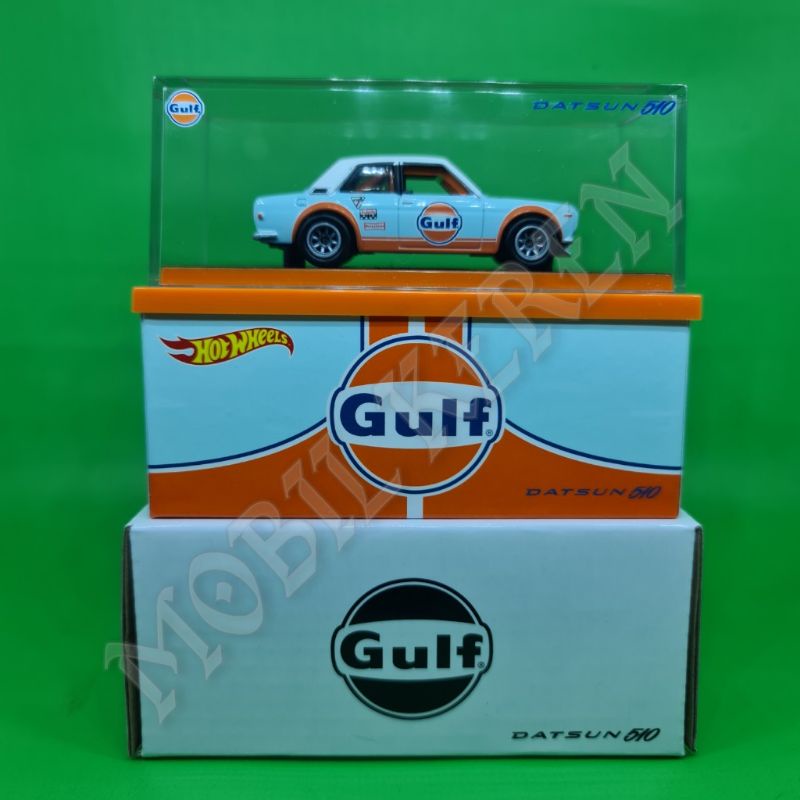 Diecast Hot Wheels 2022 RLC Datsun 510 GULF blue limited edition