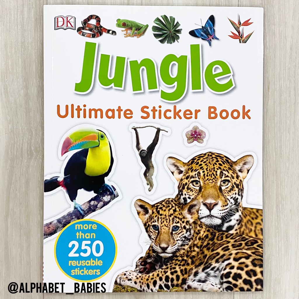 

DK Ultimate Sticker Book - Jungle (More than 250 Reusable Stickers)