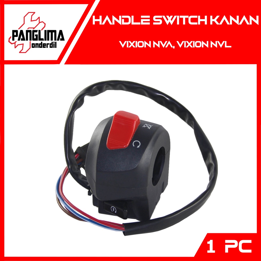 Handel Switch Kanan-Right Yamaha Vixion New NVA-NVL Handle-Hendle-Hendel On/Off Saklar-Tombol Starter Lampu