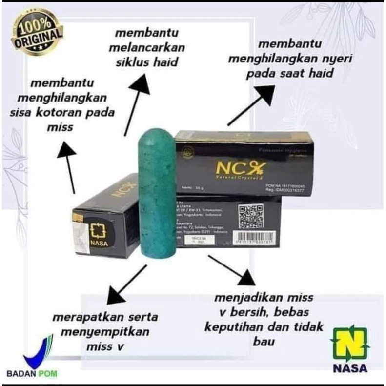 NCX Original/Crystal X Nasa Asli/Free gift