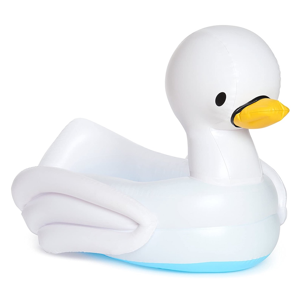 Baby Grow Inflatable Safety White Swan Tub Bebek Kolam Mandi Karet Anak Tempat Mandi Bayi Baru Lahir