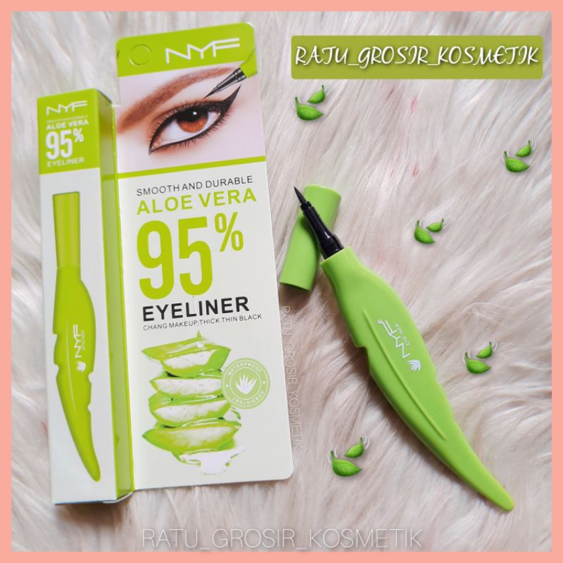 PROMO ECER!!!!EYELINER HITAM COVER DAUN WATERPROOF