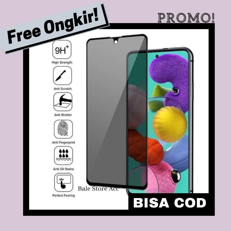 TEMPERED GLASS SAMSUNG S21 / S21 PLUS TEMPERED GLASS PRIVACY ANTI SPY FULL COVER - S21 PLUS