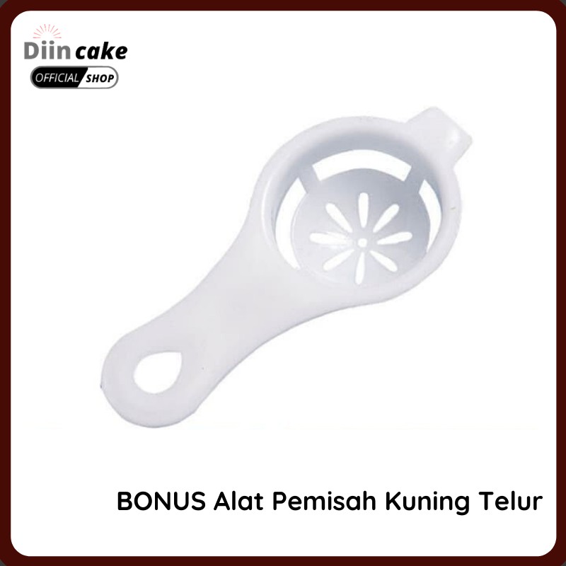 Loyang Bolu chiffon Sponge Cake 26 cm Press Bongkar Pasang Tebal Tanpa Sambungan Bonus Pemisah Telur