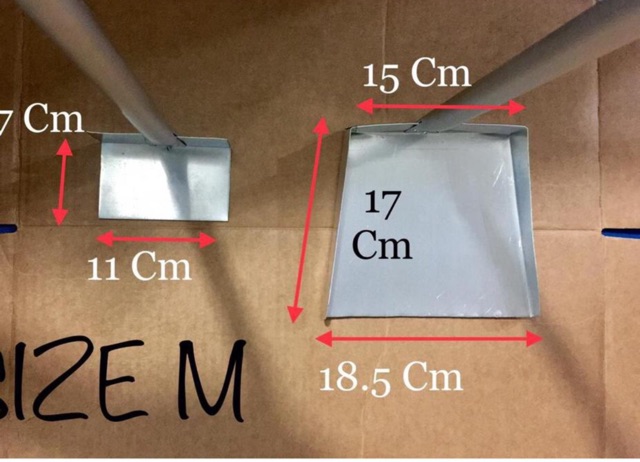 Serokan Kotoran Aluminium size Medium