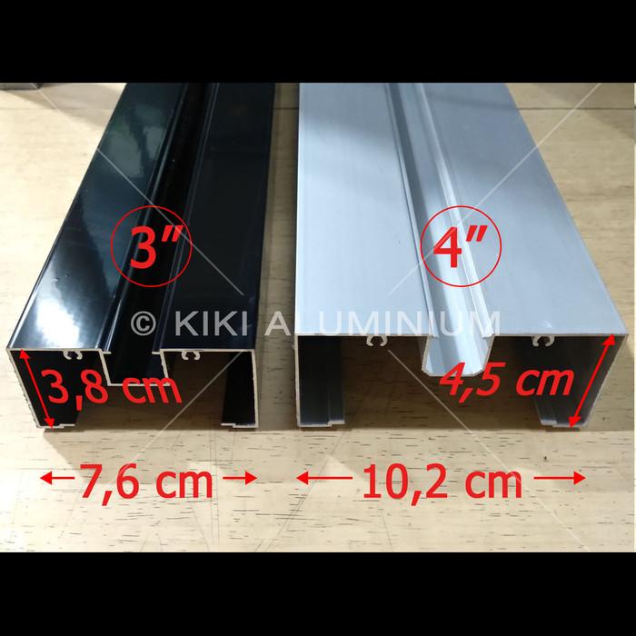 Nay / Kusen Aluminium 3" (60428) - Merk : Alexindo - Pjg. 6 Meter