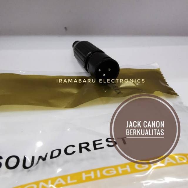 AUDIO JACK CANON MALE SOUNDCREST SC010A BERKUALITAS