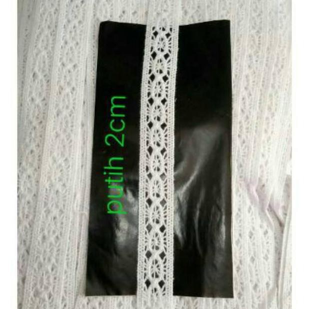 

JZ328 RENDA RAJUT RENDA KAIT 1.8CM - 2CM ROLL 15YARD 13.5 METER .