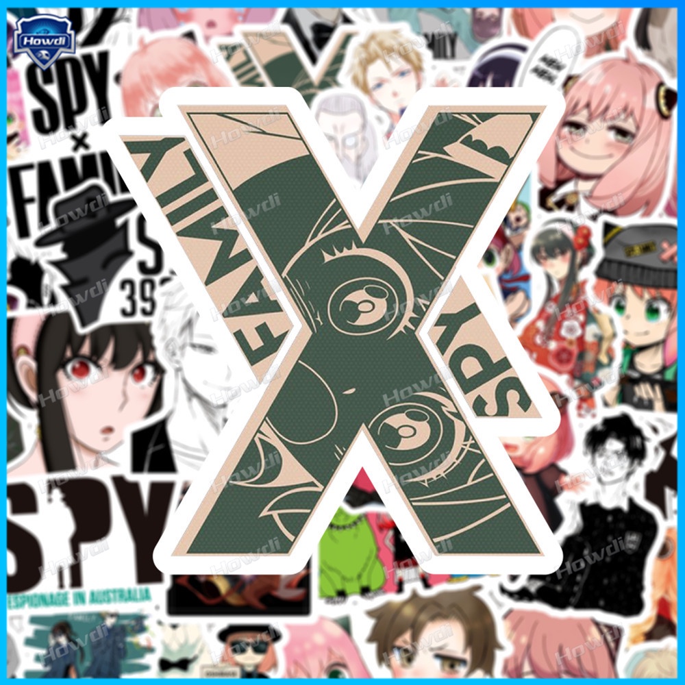 Stiker Motif Anime Spyxfamily Tahan Air Untuk Mobil / Motor