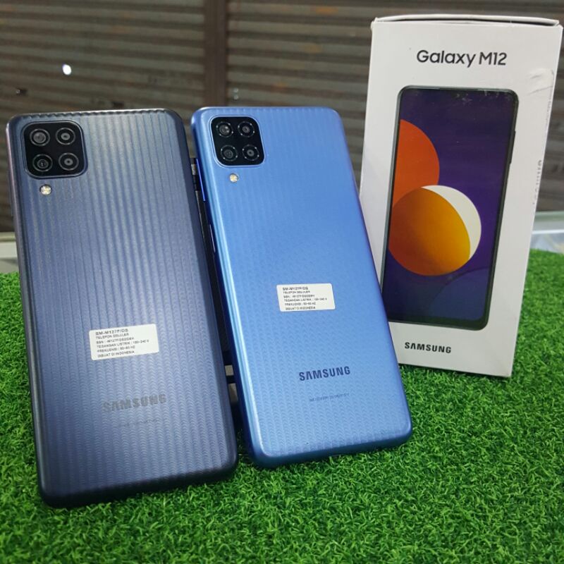 Samsung M12 ram 4gb second bekas pakai mulus fullser original resmi