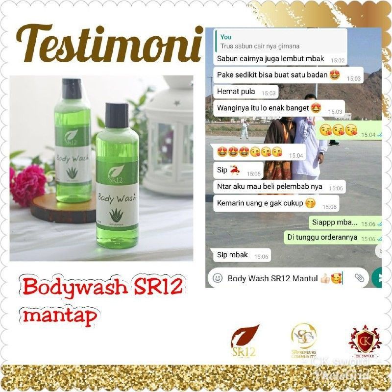 SR12 SABUN MANDI ALOEVERA BPOM / SABUN BADSN CAIR PENCERAH &amp; MELEMBABKAN