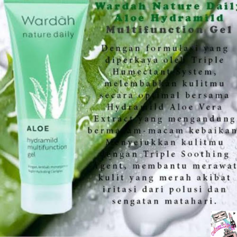 ☃Cutezz_Ching1☃Wardah Nature Daily Aloe Hydramild Multifunction Gel 100 ml