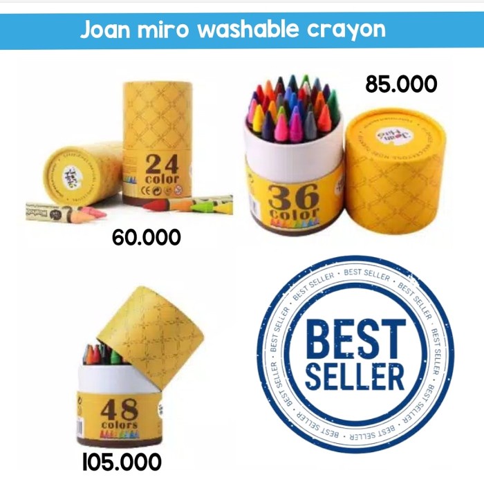 

Promo Bulan Ini Joan Miro Washable Crayon Hemat