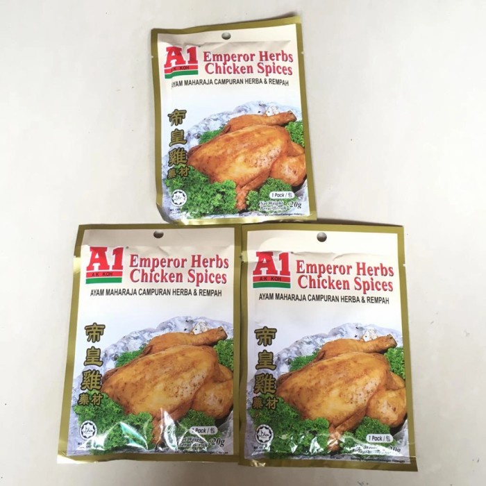 

COD bumbu ayam maharaja campuran herba dan rempah / Emperor chicken A1 20g