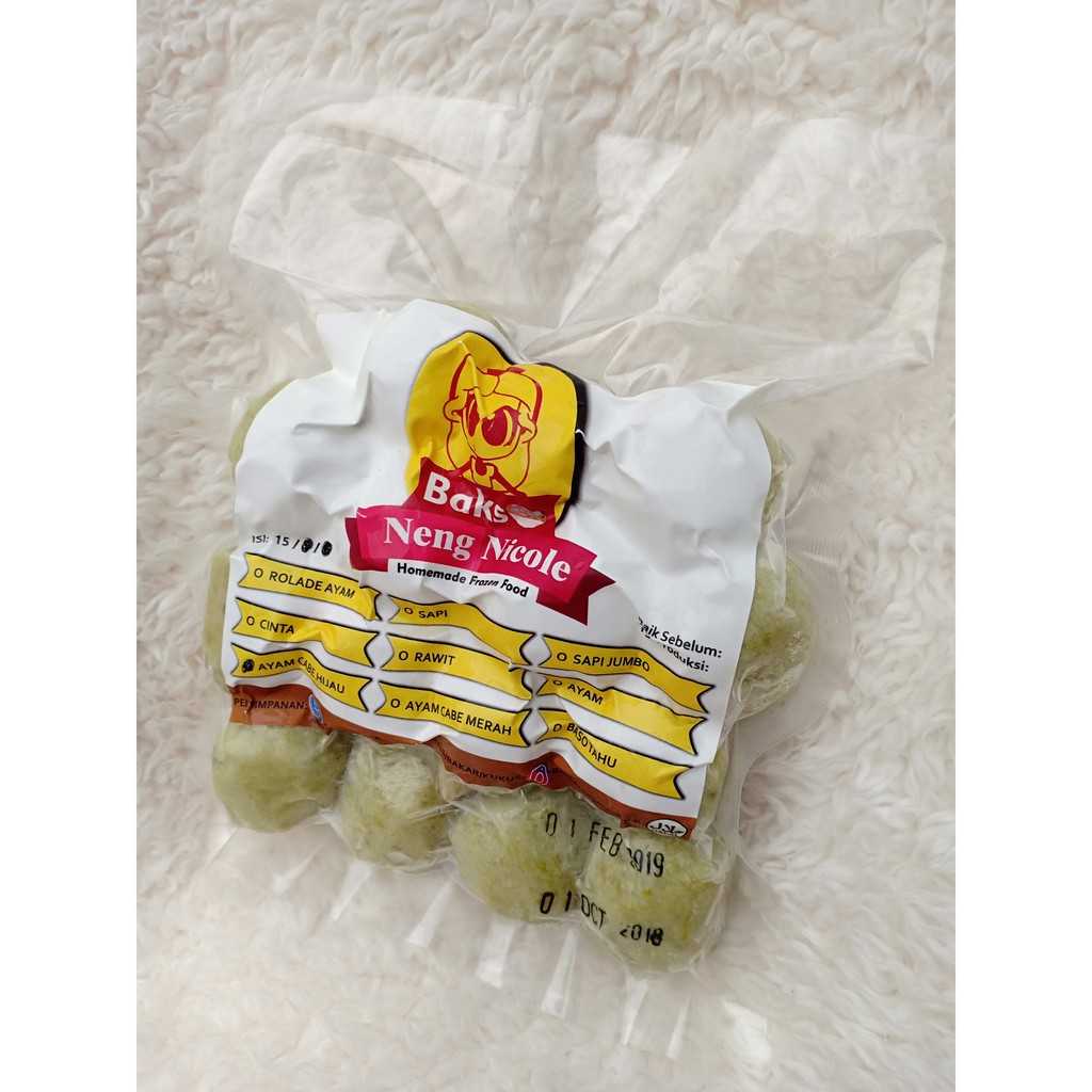 

Bakso Cabe Hijau Frozen "Neng Nicole