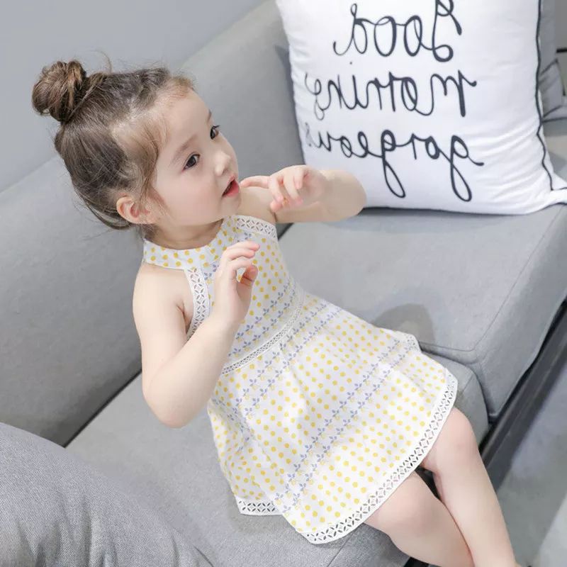 gaun anak bohemian import dress bayi perempaun ready stock
