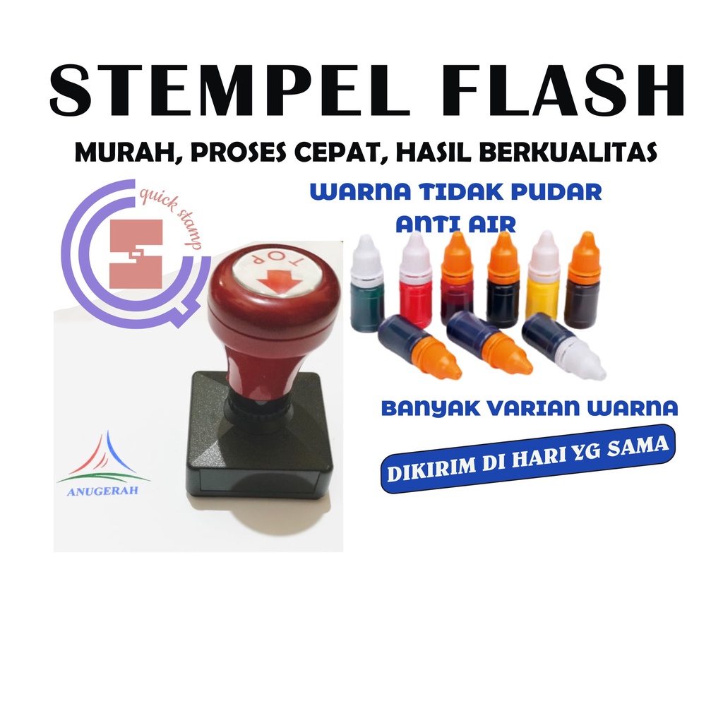 Jual Stempel Cetak Stempel Flash Otomatis Kotak Shopee Indonesia