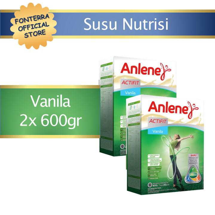 

Anlene Actifit Vanila 600 gr - 2 pcs