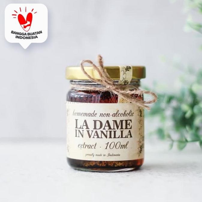 

La Dame In Vanilla Extract Vanila Ektrak 100ml Halal MUI