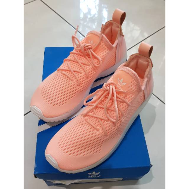Sepatu Adidas ZX Flux ADV Virtue EM W Pink Orange