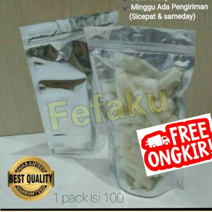 HOT PROMO Plastik Standing Pouch Kombinasi Alumunium Foil 9x15
