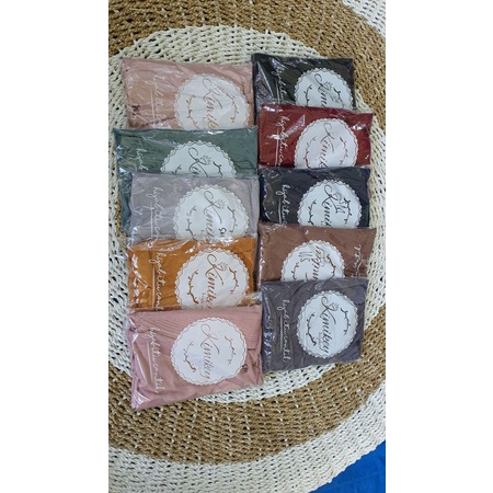 Bergo MAIDA SERUT KIMIKEY Jersey Irish Dry Fit Jilbab Instan Kerudung Pad Hijab Kepang-2