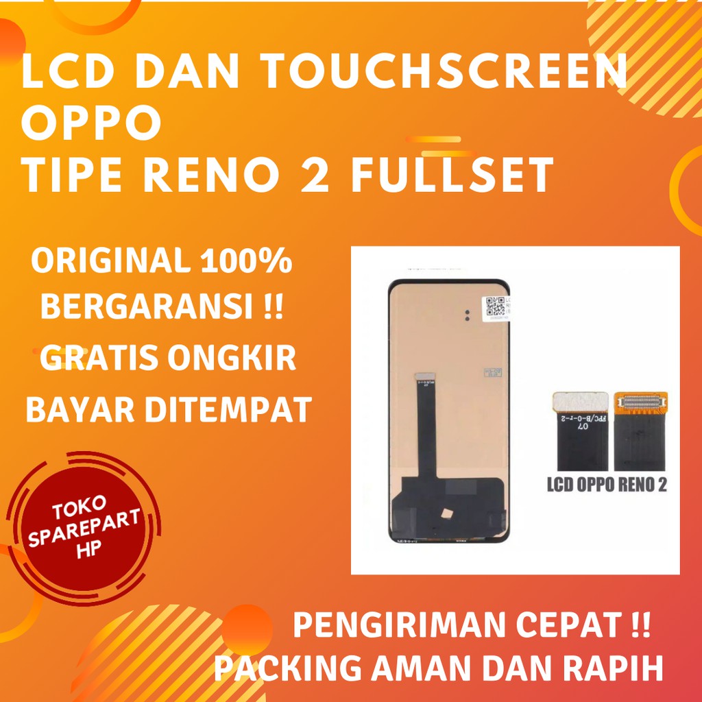 Lcd dan Touchscreen Oppo Reno 2 Ori Layar Lcd Fullset Hp Oppo Reno2 Original Lcd+Tc Opo Reno 2